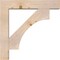 Ekena Millwork Westlake Block Smooth Bracket w/ Offset Brace, Douglas Fir, 7 1/2"W x 38"D x 38"H BKT0806X38X38WTL05SDF - alternate 2